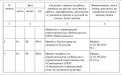 записи на заетостта по време на работа на непълно работно време