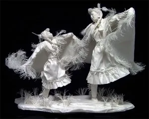 Hogyan lehet a papír szobrok, kézműves