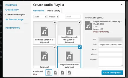 Cum de a adăuga fișiere audio și de a crea liste de redare în WordPress