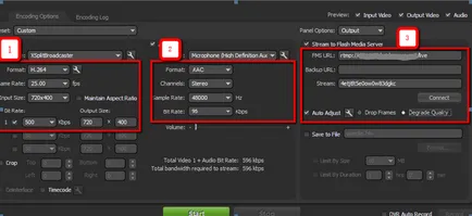 Как да започне да се излъчва с помощта на Adobe Flash Media Live енкодер
