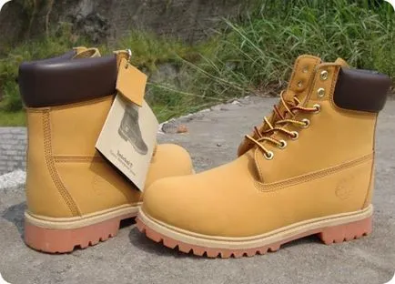 Cum să se facă distincția reală de cizme Timberland false (copie)