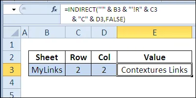 30 Funkciók excel 30 napon belül INDIRECT (közvetett)