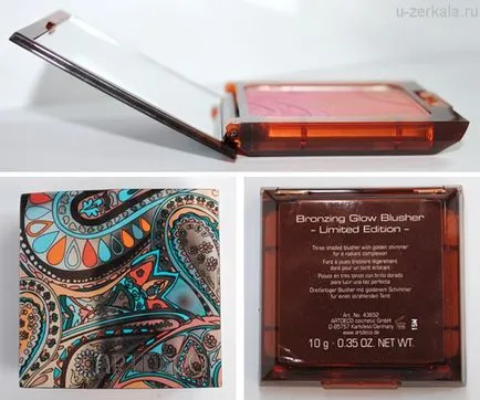 Artdeco fard de obraz autobronzant cu pâlpâire efect bronzarea strălucire design de artă blusher