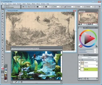 Corel festő koncepció művészek és illusztrátorok, coreltutorials
