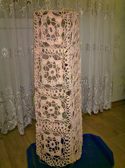 Декоративни етаж ваза, плетива, 