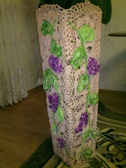 vaze decorative, croșetare, „toamna“