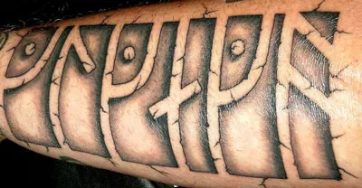 Runes vechi slave (tatuaje, amulete, foto) și semnificația lor