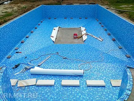 Vízszigetelése medencék - válasszuk anyagok és technológiák