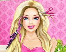 A játék egy igazi fodrász Barbie