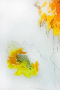 Cum de a desena o acuarelă de floarea-soarelui