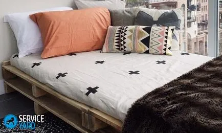 Hogyan készítsünk egy ágyat, raklapok, serviceyard-kényelmes otthon kéznél