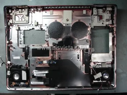 Как да разглобявате лаптоп Toshiba Qosmio X305 или X300 Qosmio и премахване на дънната платка - blogofolio