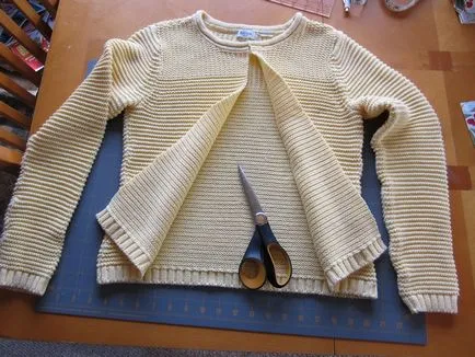 Как да си направим плетена жилетка пуловер от