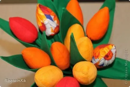 Hogyan díszítik a belső mikron előállítására tulipán, ország művészek