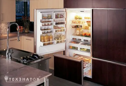 Cum de a alege un frigider încorporat