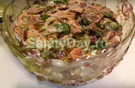 Salata din ficat de vita - feluri de mâncare prețioase reteta produse disponibile cu fotografii și video