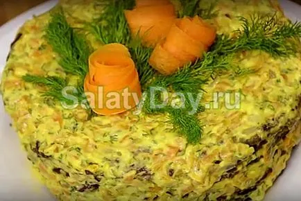 Salata din ficat de vita - feluri de mâncare prețioase reteta produse disponibile cu fotografii și video