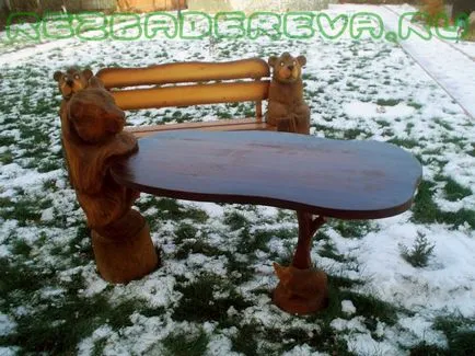 Kerti bútor, szakmai fafaragás