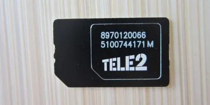 Hogyan oldja a SIM kártyát a telefonba Tele2