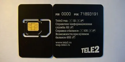 Hogyan oldja a SIM kártyát a telefonba Tele2
