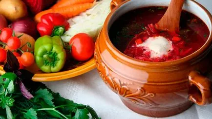 Как да се готви класически супа с червено цвекло