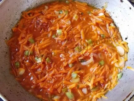 Hogyan kell főzni egy finom lusta káposzta sütőben recept egy fotó