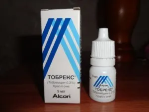 az árpa floksal cseppek, chloramphenicol és Tobrex