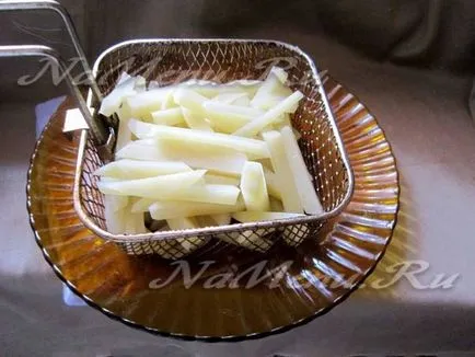 Пържени картофи в фритюрник, рецептата