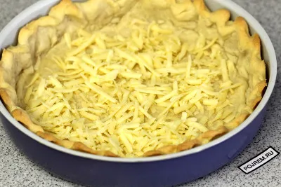 Quiche csirke - lépésről lépésre recept, hogyan kell főzni fotókkal