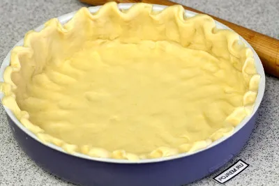 Quiche csirke - lépésről lépésre recept, hogyan kell főzni fotókkal