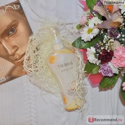 Balsam de par Shiseido «Tsubaki» de îngrijire daune - «siliconi - un coșmar și tocilari