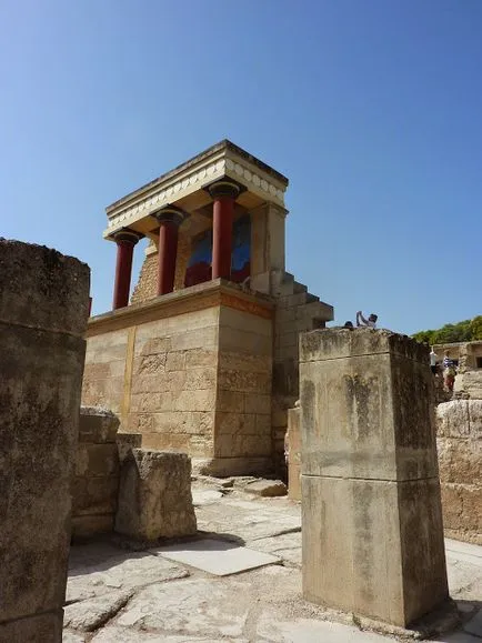 Palotája Knossos Krétán