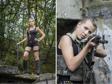 Lara Croft Cosplay sau din dulap