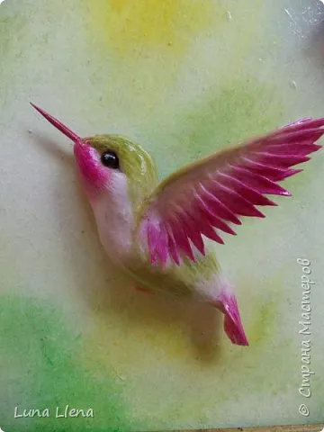 Modellezése hummingbirds sóból tésztából