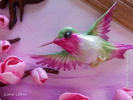 Modelare colibri din aluat de sare