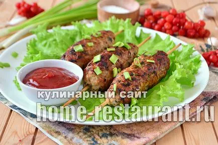 Kebab egy pán-lépésre recept fotókkal 1