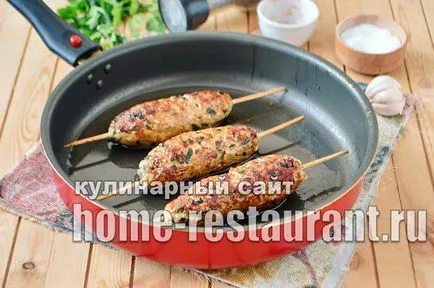 Kebab egy pán-lépésre recept fotókkal 1