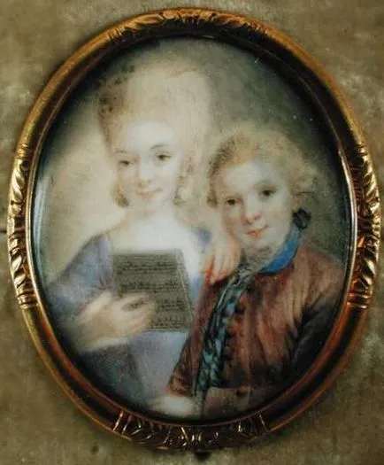 Мария Анна Моцарт - неизвестен сестра на композитора на гения