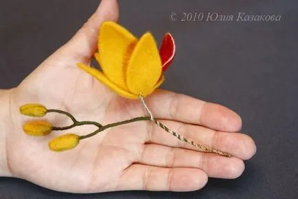 Mesterkurzus száraz nemezelés a keret orchidea - Fair Masters - kézzel készített, kézzel készített