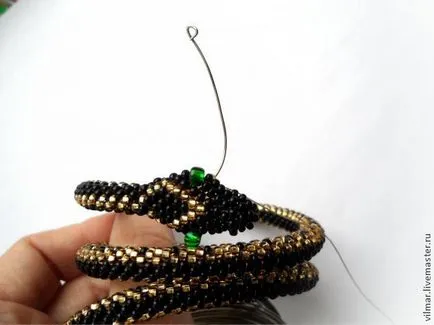 Master-клас, за да направим змия гривна от мъниста - Справедливи Masters - ръчна изработка, ръчно изработени