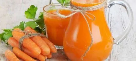Sucul de morcovi beneficii și daune la ficat, tratamentul
