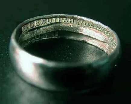 Cum sa faci un inel cu propriile sale mâini de moneda din argint