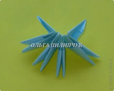 Hogyan készítsünk origami porhanyításra - Moduláris origami