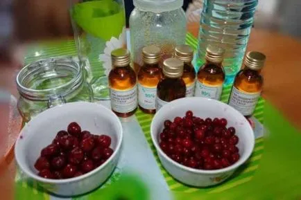 Infusion червена боровинка водка направи в дома на вкусна напитка