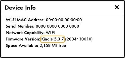 A hivatalos frissítés Kindle Touch (5 Firmware