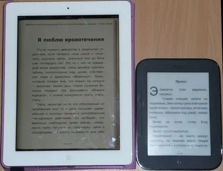 Prezentare generală a e-book Nook simpla atingere