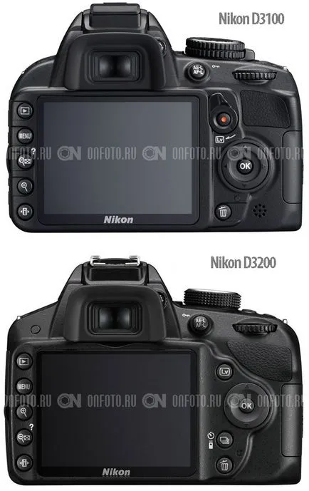 Преглед на Nikon d3200- дизайн и контроли
