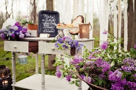 Megkülönböztető jellemzői az esküvő a stílus Provence, teszünk egy jobb nyaralás!