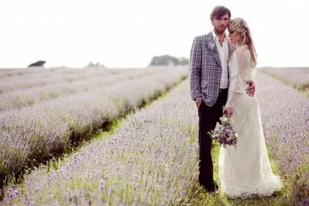 Megkülönböztető jellemzői az esküvő a stílus Provence, teszünk egy jobb nyaralás!