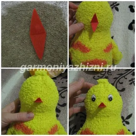 Cock чорап майсторски клас със снимки